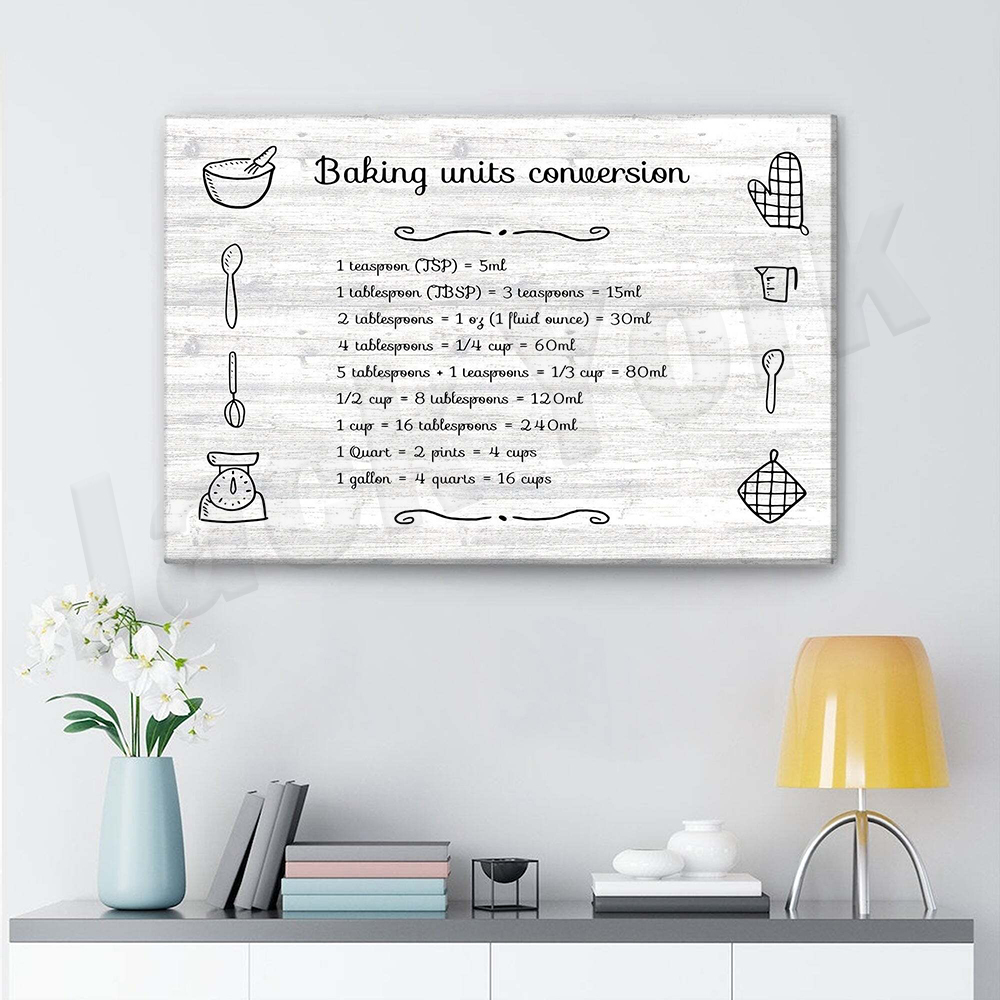 Baking prints, cooking and bak - Kitchen Baking Wall Art ulasan dan harga