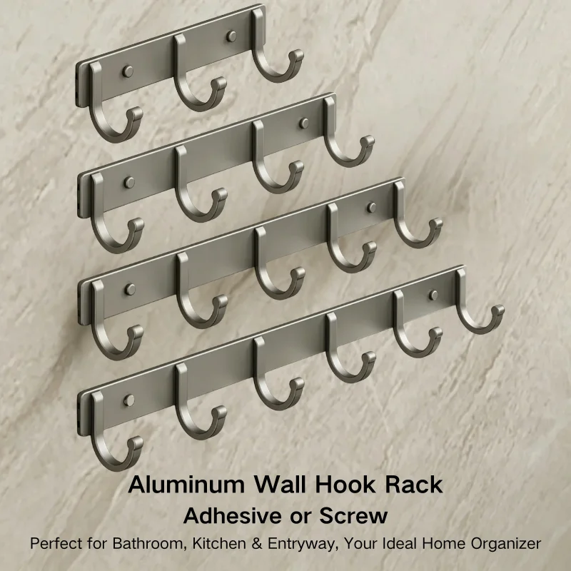Aluminum Wall Hook Rack – No-D - Kitchen Baking Storage ulasan dan harga