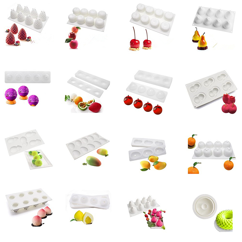 Food-Grade Silicone Fruit Seri - Kitchen Baking Molds ulasan dan harga