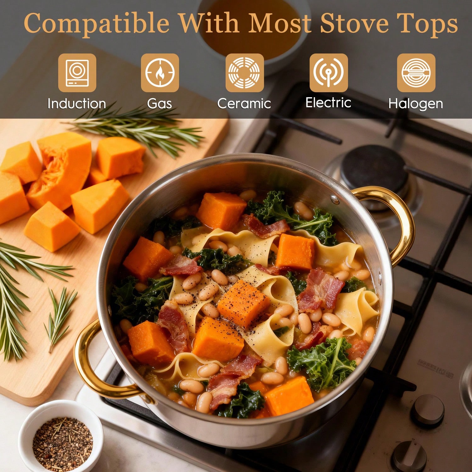 Stainless Steel Pot Set Modern - Kitchen Baking Pan Set ulasan dan harga