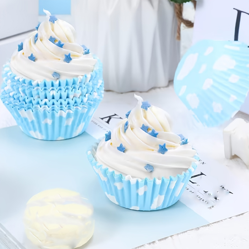 100Pcs200Pcs Blue Sky and Whit - Kitchen Baking Must Haves ulasan dan harga