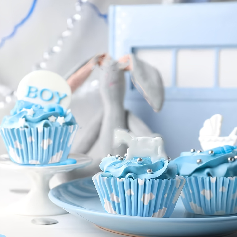 100Pcs200Pcs Blue Sky and Whit - Kitchen Baking Must Haves ulasan dan harga