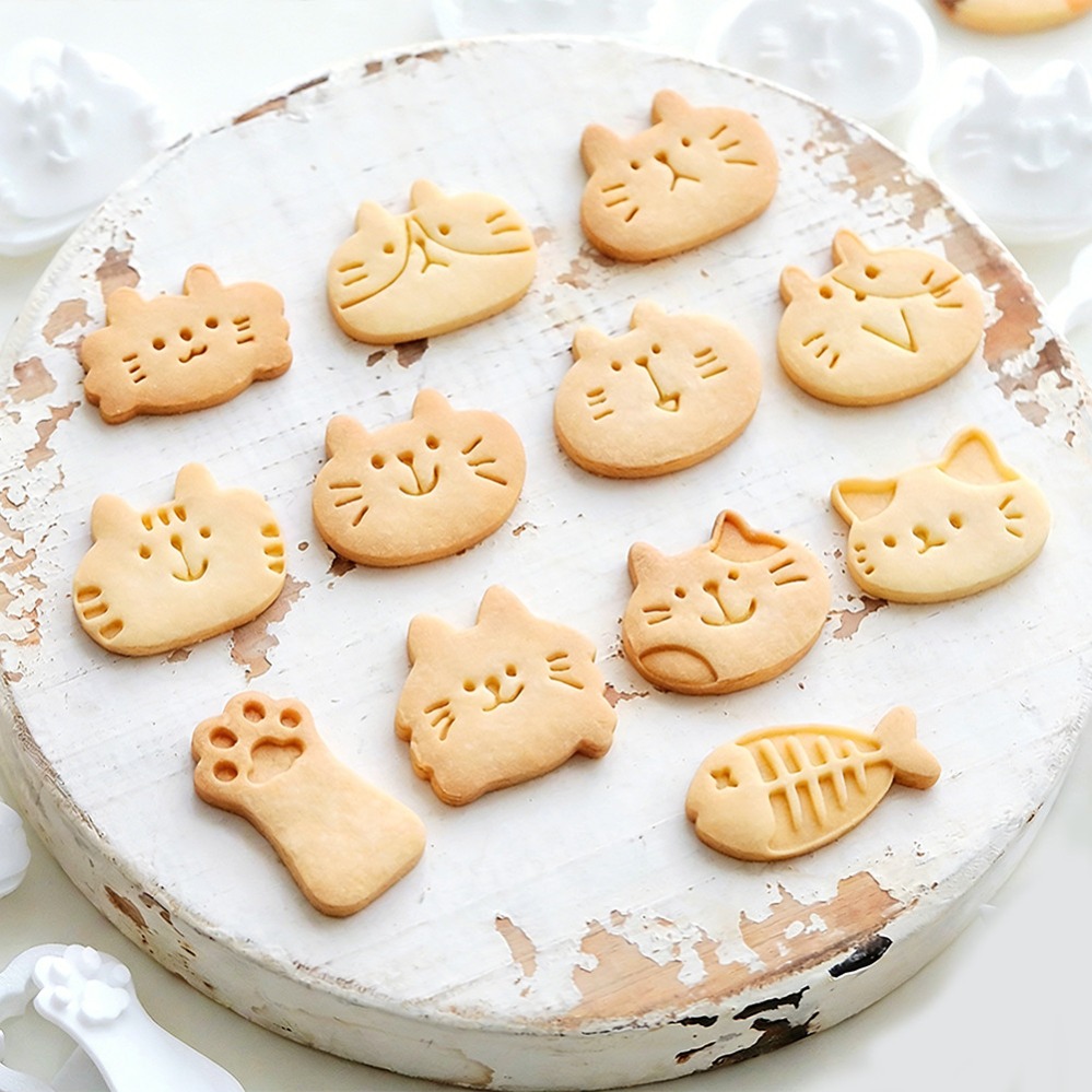 Cute Kitten DIY Stamp Cookie C - Kitchen Equipment For Baking ulasan dan harga