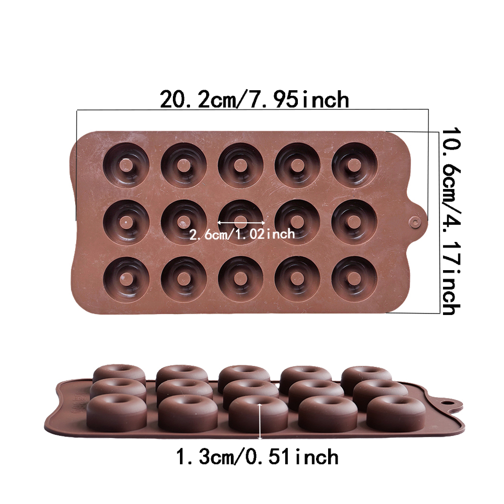 1pc 15 hole donut shaped DIY n - Kitchen Baking Molds ulasan dan harga