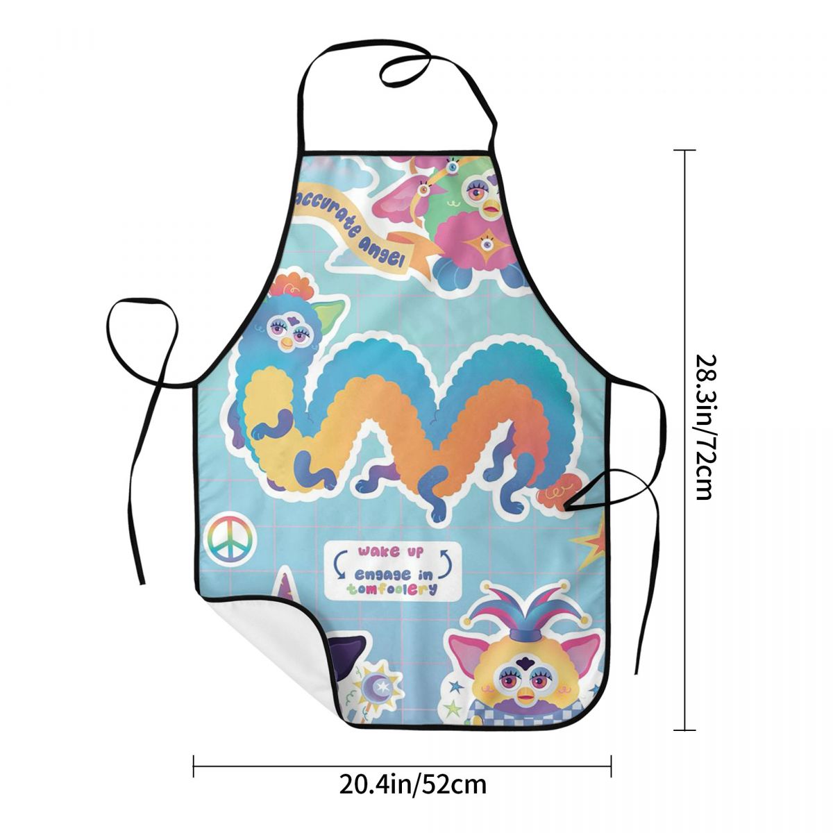 Nightmare Furby Cartoon Aprons - Kitchen Nightmares Baking ulasan dan harga