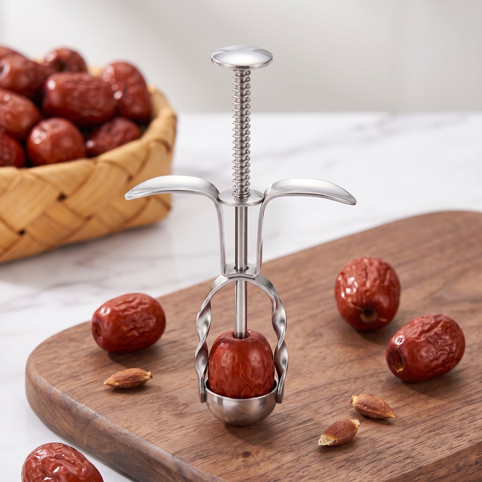 Stainless Steel Red Date Pitte - Kitchen Baking Cooking ulasan dan harga