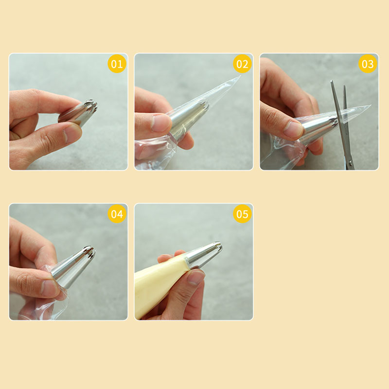 100pcs Thicken Disposable Past - Piping Bag Disposable ulasan dan harga