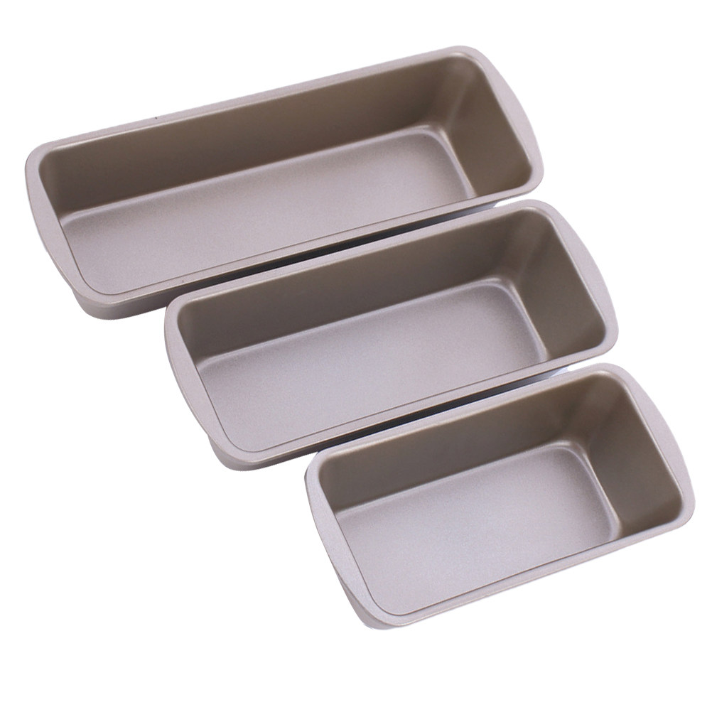 3Pcs Rectangular Loaf Pan Carb - Kitchen Bakery ulasan dan harga