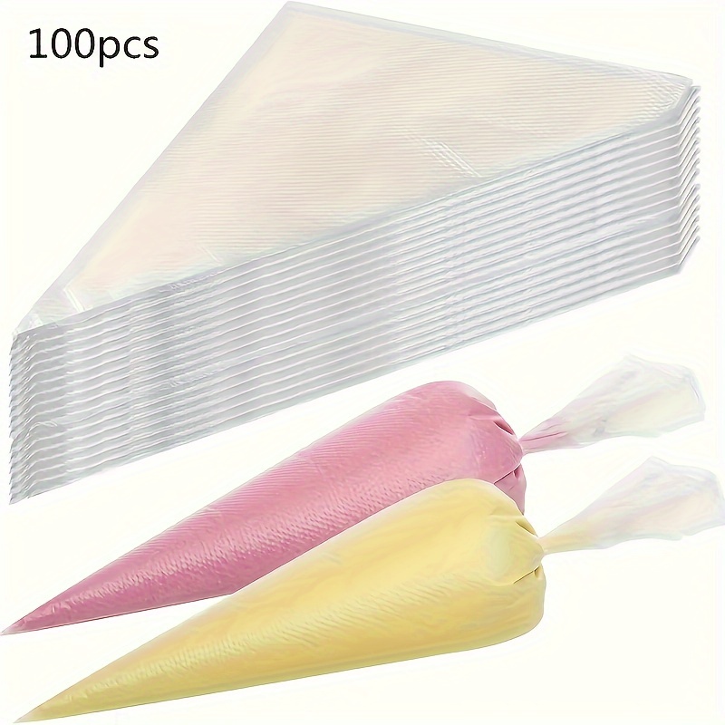 100pcs Thick Disposable Piping - Piping Bag Disposable ulasan dan harga