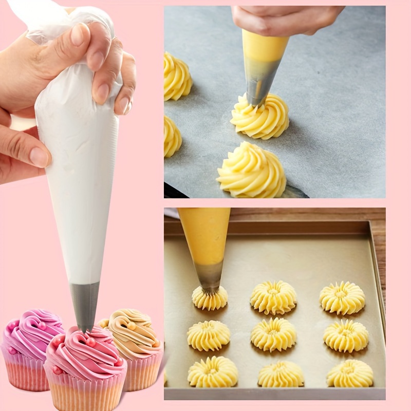 100pcs Thick Disposable Piping - Piping Bag Disposable ulasan dan harga