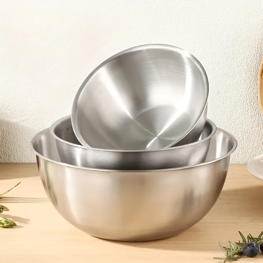3pcs Stainless Steel Salad Bow - Kitchen Baking Cooking ulasan dan harga