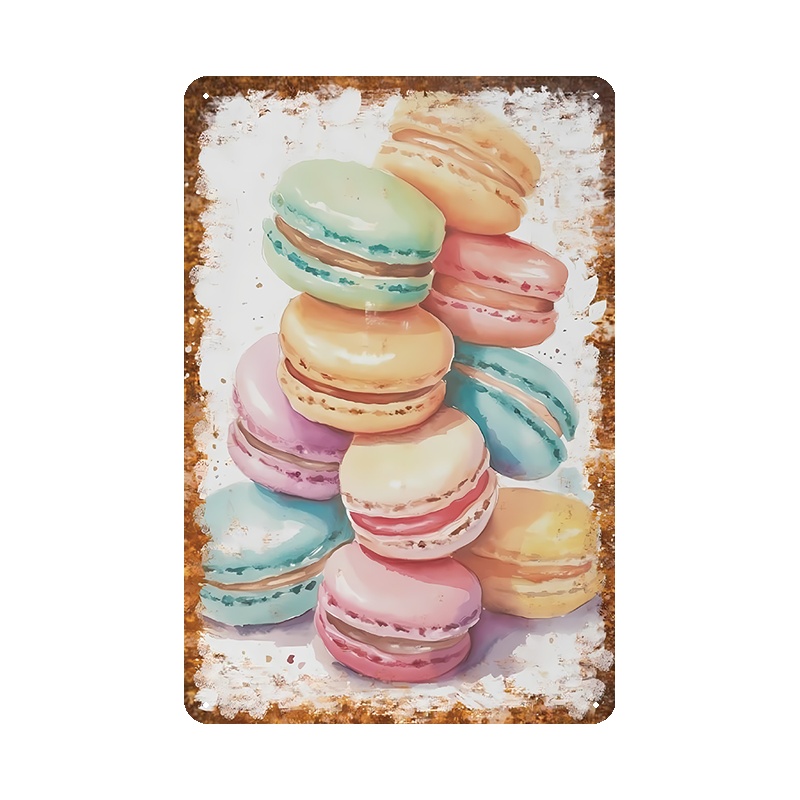 2D Flat, 4pcs Dessert Baking W - Kitchen Baking Wall Art ulasan dan harga