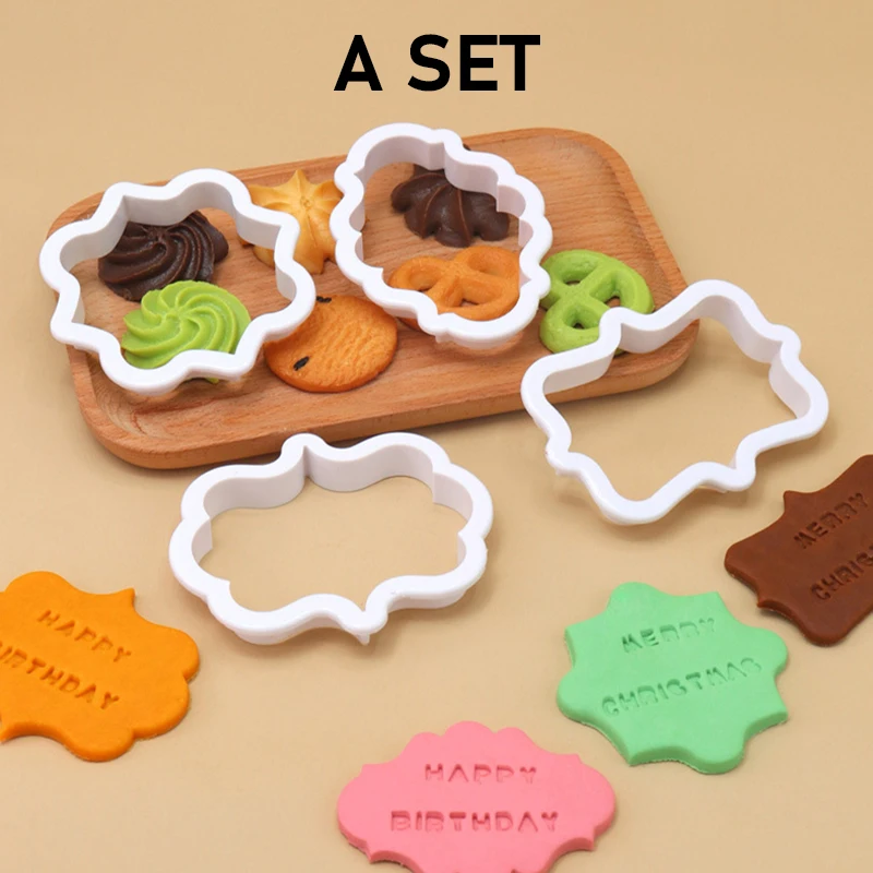 4PCS Vintage Plaque Frame Cook - Kitchen Baking Tools Names ulasan dan harga