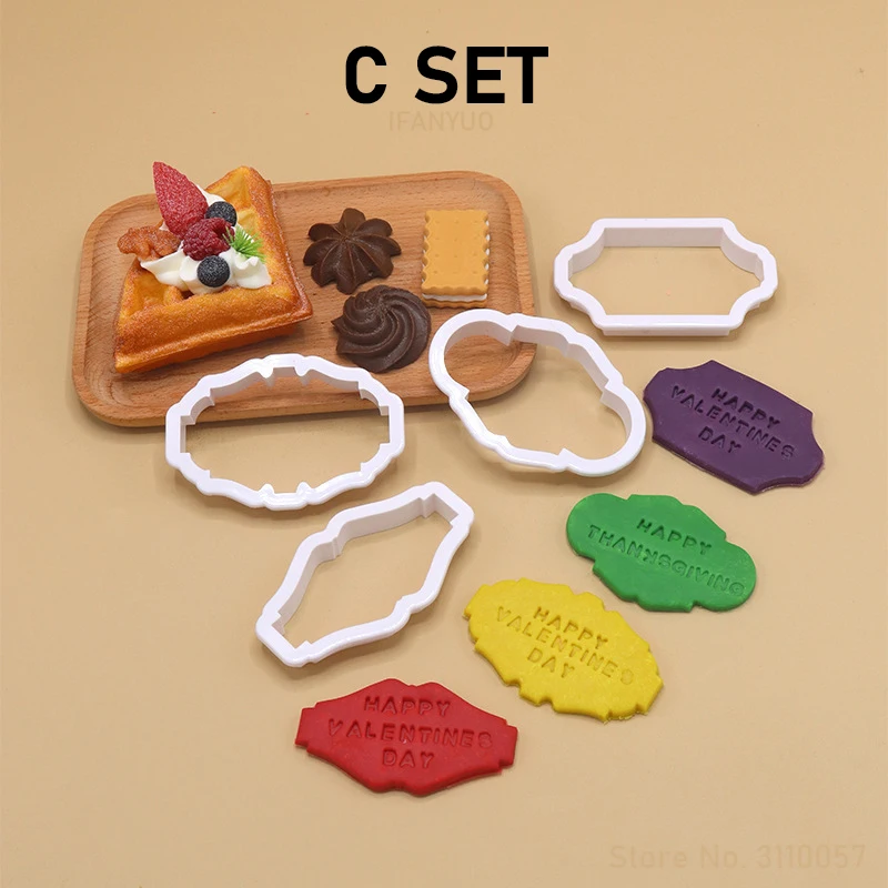 4PCS Vintage Plaque Frame Cook - Kitchen Baking Tools Names ulasan dan harga