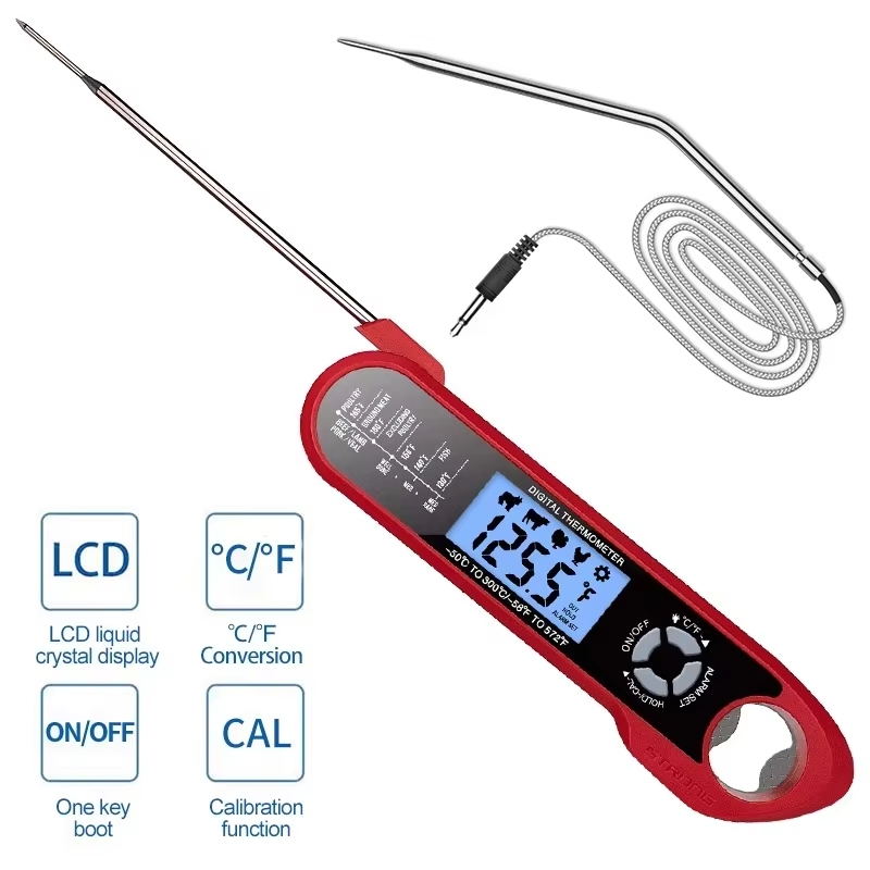 Meat Thermometer Dual-Probe Di - Kitchen Equipment For Baking ulasan dan harga