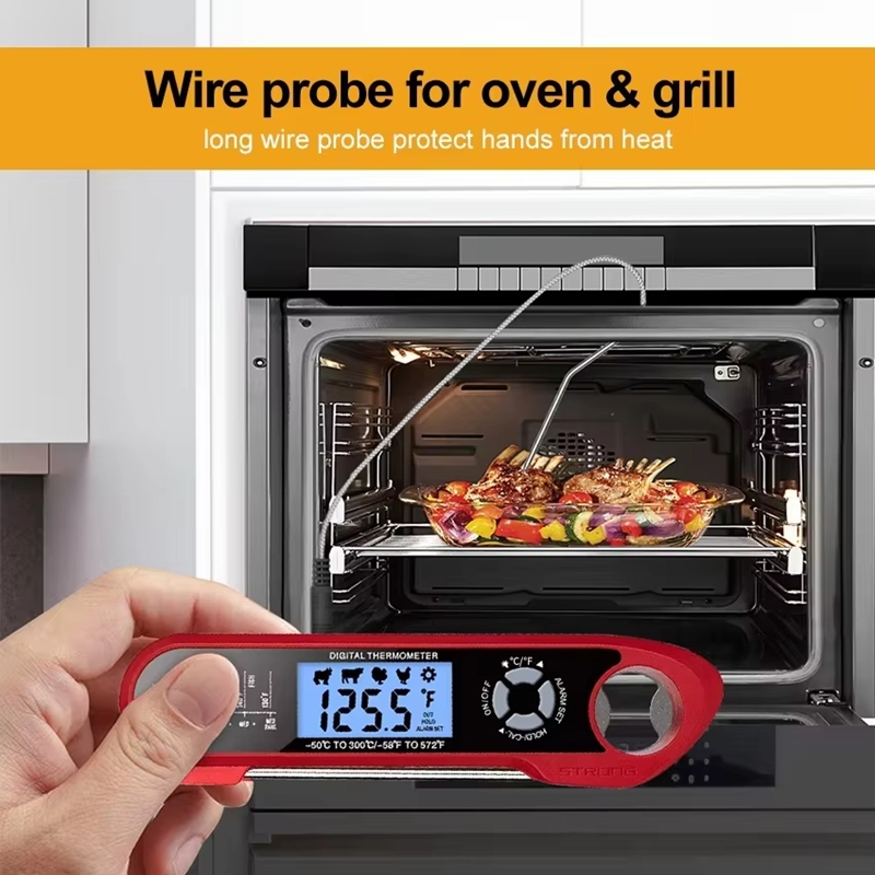 Meat Thermometer Dual-Probe Di - Kitchen Equipment For Baking ulasan dan harga