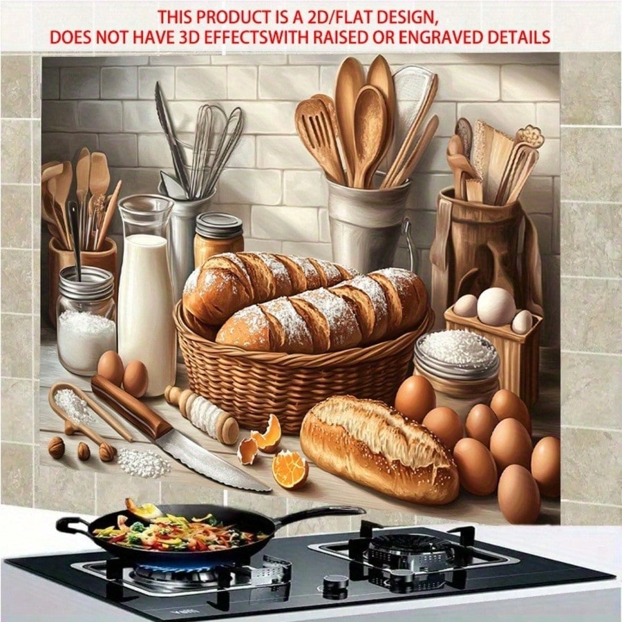 2D Self Adhesive PVC Wall Deca - Kitchen Baking Cabinet ulasan dan harga