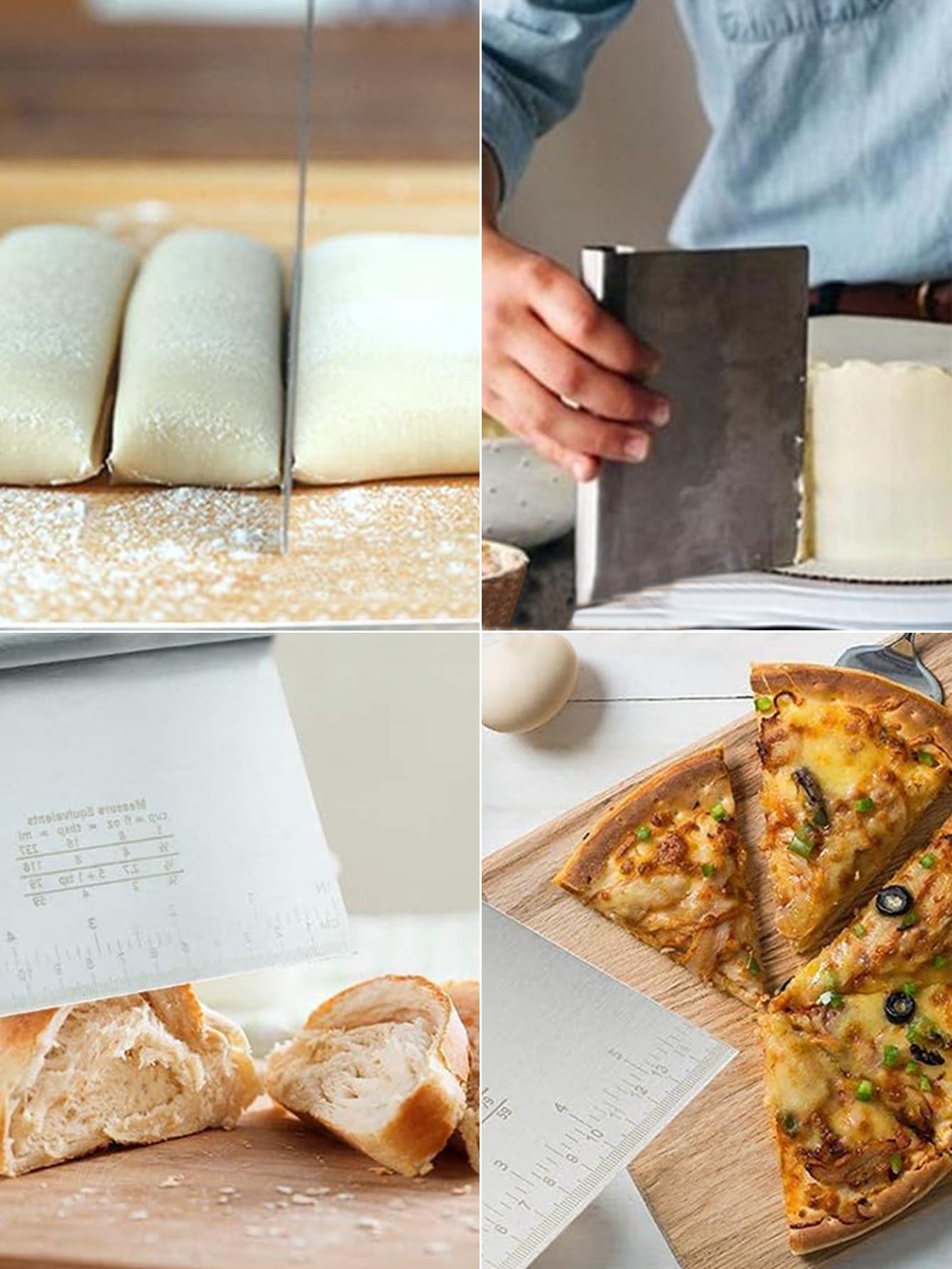 Dough Pastry Bench Cutter Scra - Kitchen And Baking Equipment ulasan dan harga