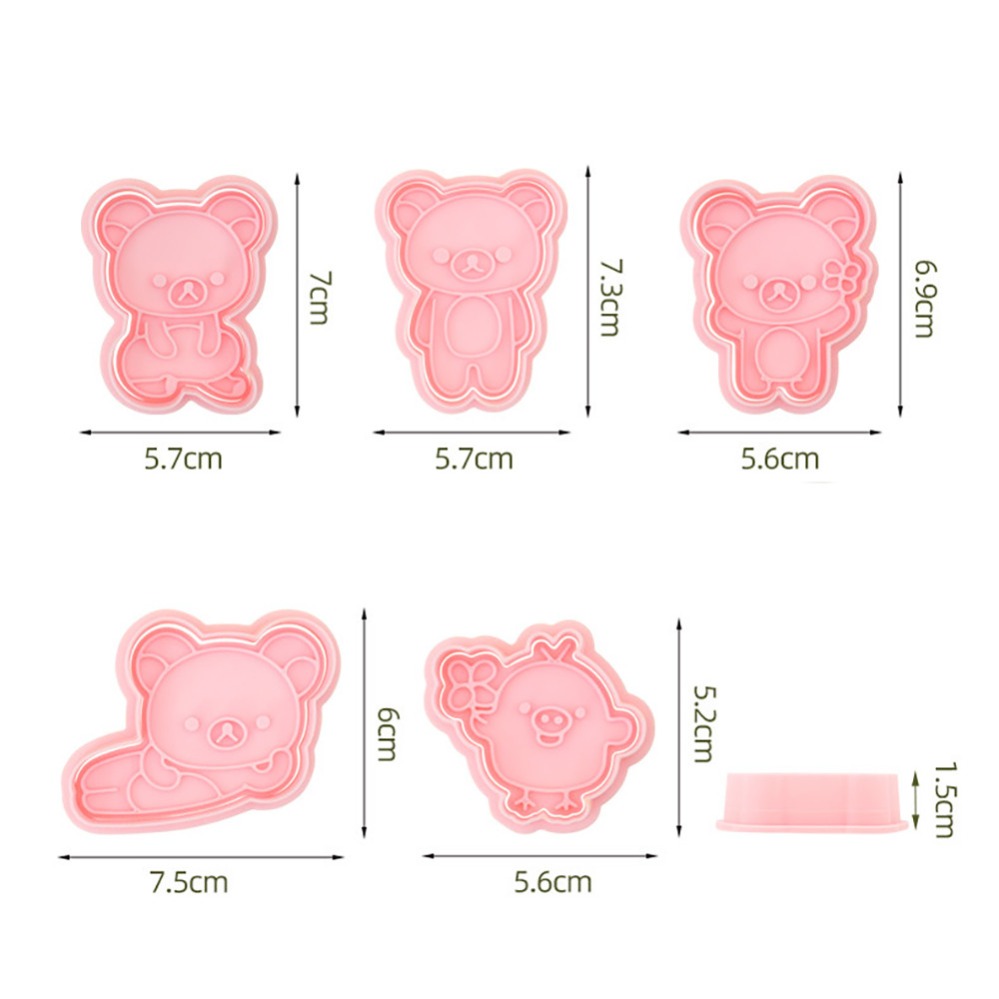 Cookie Cutters Cartoon Bear Bi - Kitchen Equipment For Baking ulasan dan harga